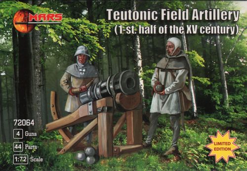 Mars 72064 1:72 Teutonic Field Artillery 1st Half of the 15th Century