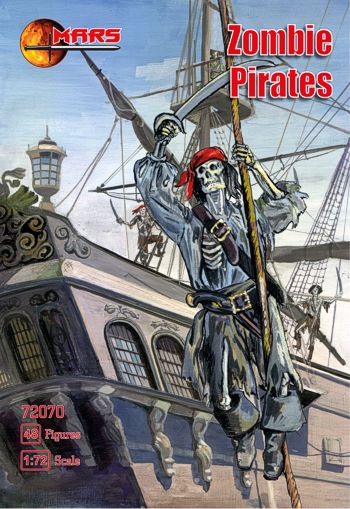 Mars 72070 1:72 Zombie Pirates of the Caribbean