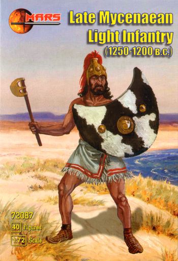 Mars 72087 1:72 Late Mycenaean Light Infantry 1250-1200 BC