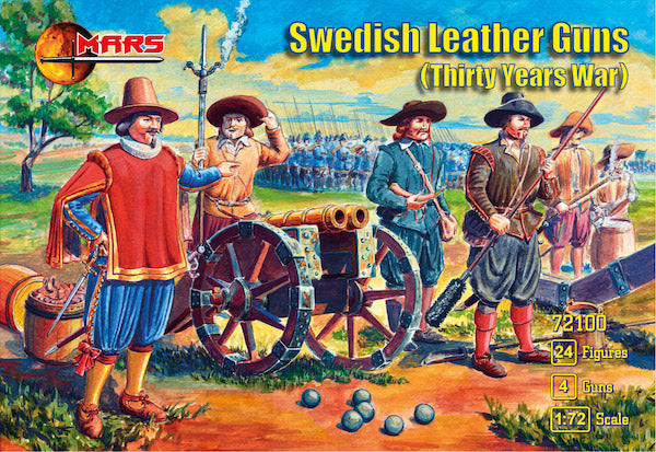 Mars 72100 1:72 Swedish Leather Guns Thirty Years War