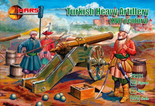 Mars 72101 1:72 Turkish Heavy Artillery 17th Century