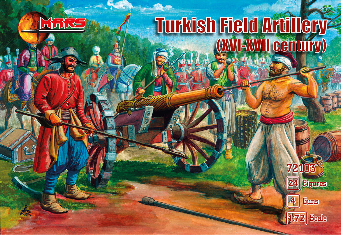 Mars 72103 1:72 Turkish Field Artillery 16th to 17th Century