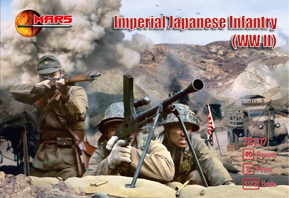 Mars 72107 1:72 WWII Imperial Japanese Infantry