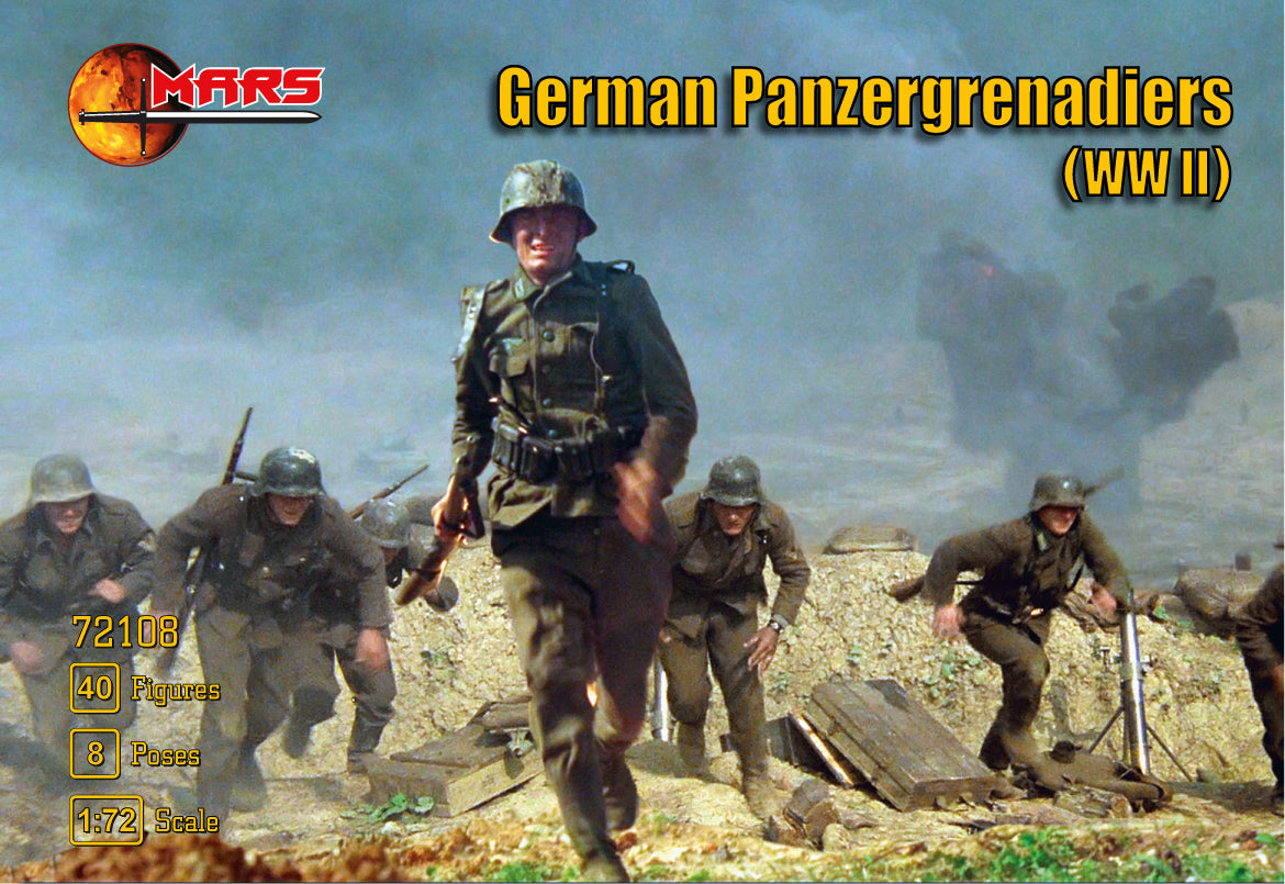 Mars 72108 1:72 WWII German Panzergrenadiers