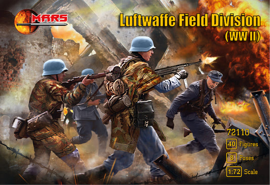 Mars 72110 1:72 WWII Luftwaffe Field Division Infantry