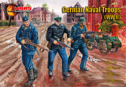 Mars 72112 1:72 WWII German Naval Troops