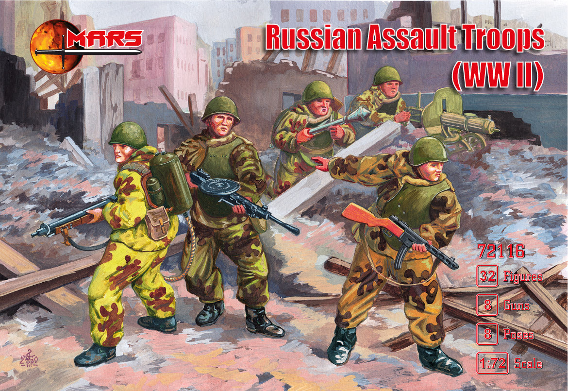 Mars 72116 1:72 WWII Russian Assault Troops