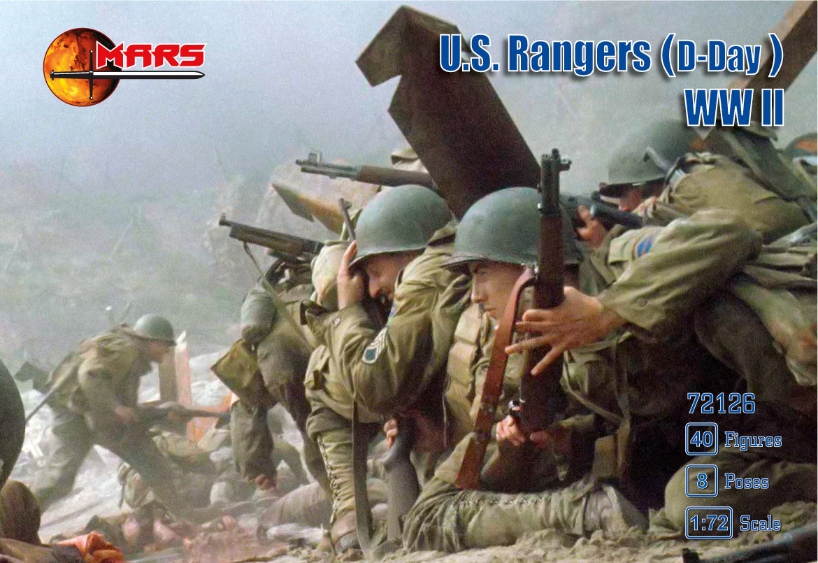 Mars 72126 1:72 WWII US Rangers at D-Day