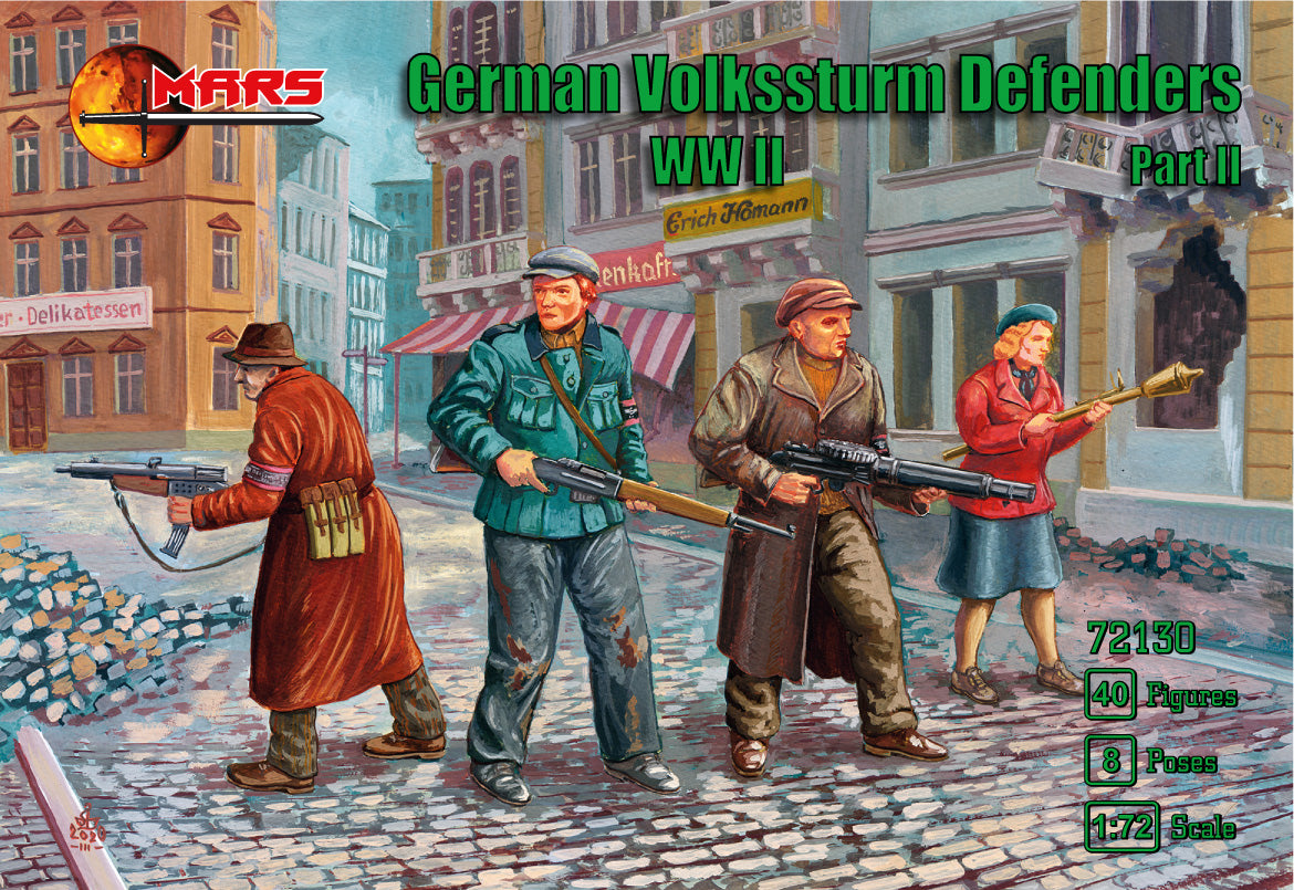 Mars 72130 1:72 WWII German Volkssturm Defenders Part II