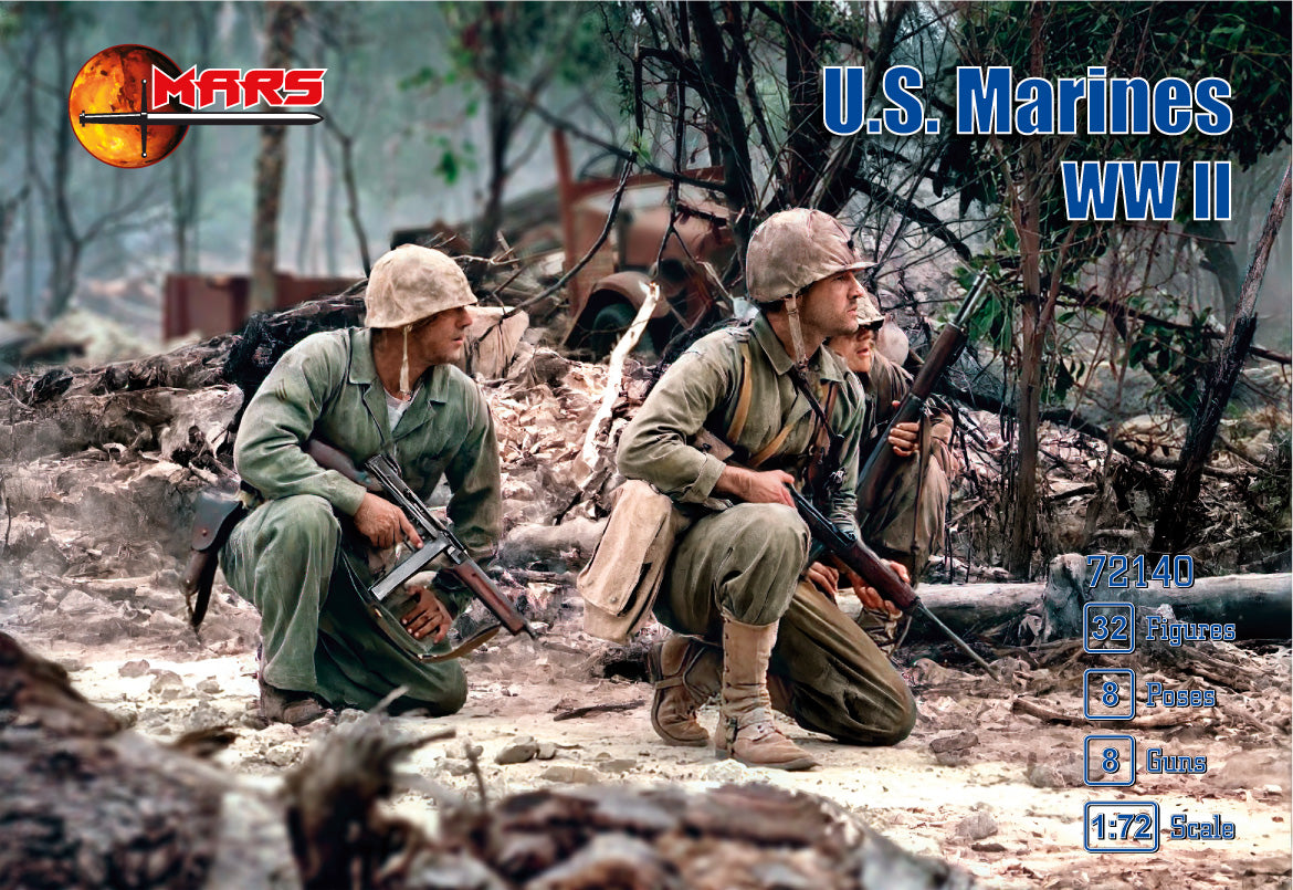 Mars 72140 1:72 US Marines (WWII)