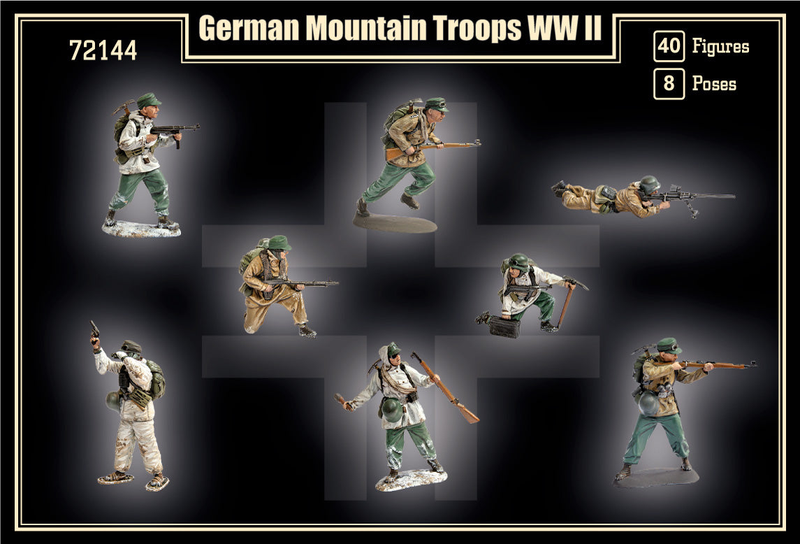 Mars 72144 1:72 German Mountain Troops (WWII)