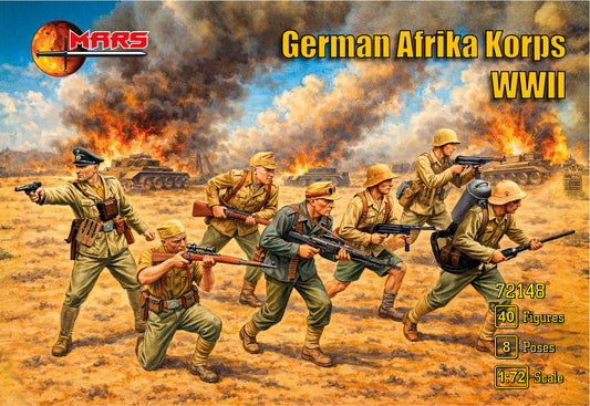 Mars 72148 1:72 German Afrika Korps WWII