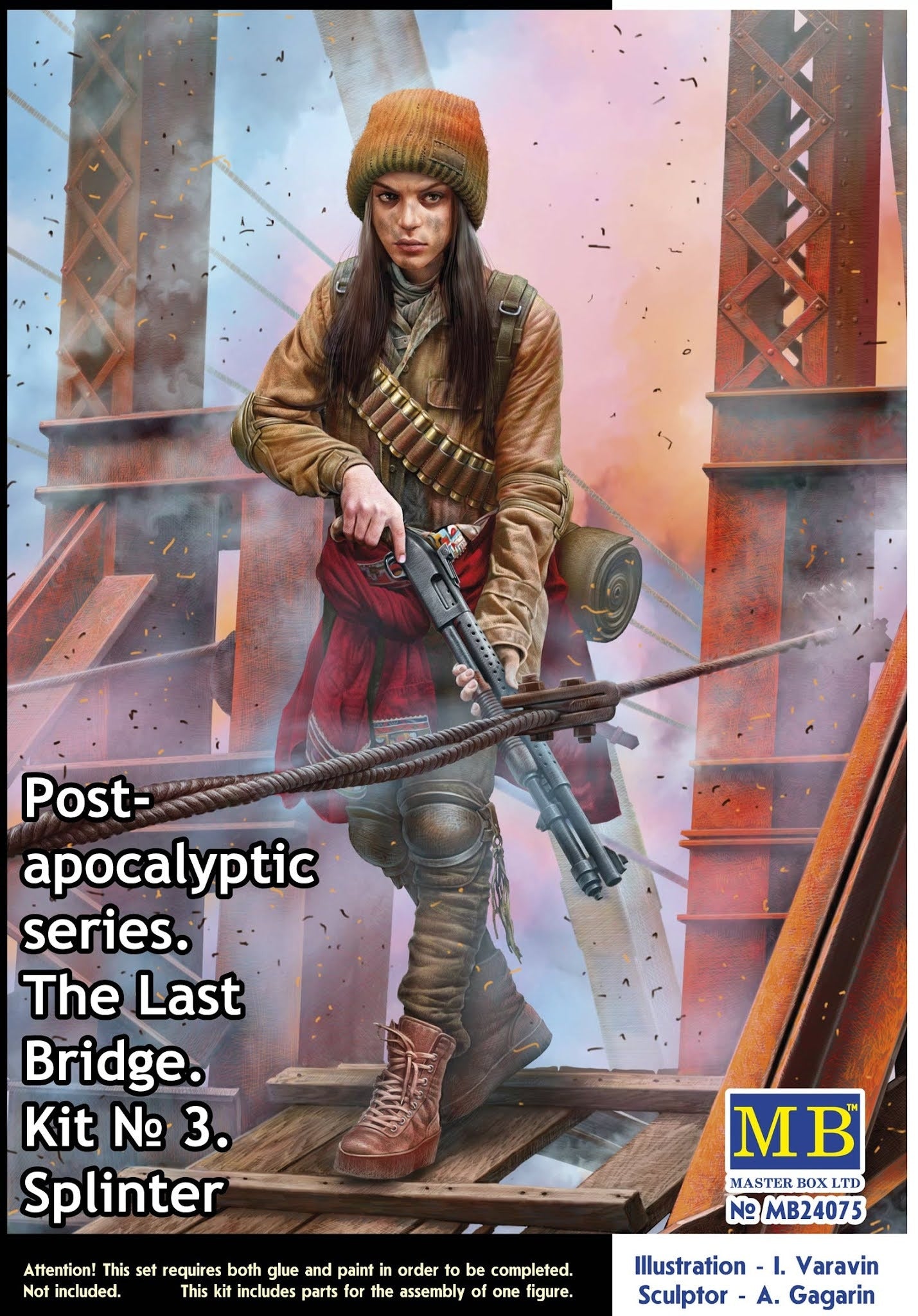 Master Box MB24075 1:24 The Last Bridge, Kit no 3, Splinter