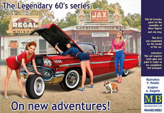 Master Box MB24082 1:24 Legendary 60's, On new Adventures!