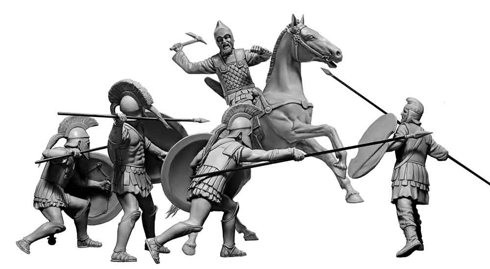 Master Box MB32012 1:32 Hoplite of the Greco-Persian wars kit no 2