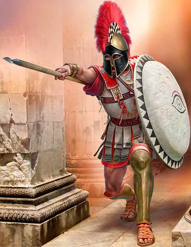 Master Box MB32013 1:32 Hoplite. Kit – 3 Greco-Persian wars series