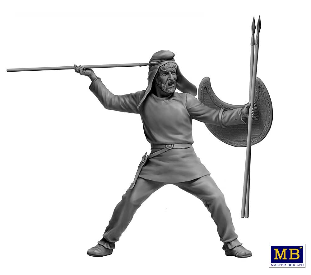 Master Box MB32021 1:32 Greco-Persian Wars Series. Lightly Armed Warrior (Takabara)