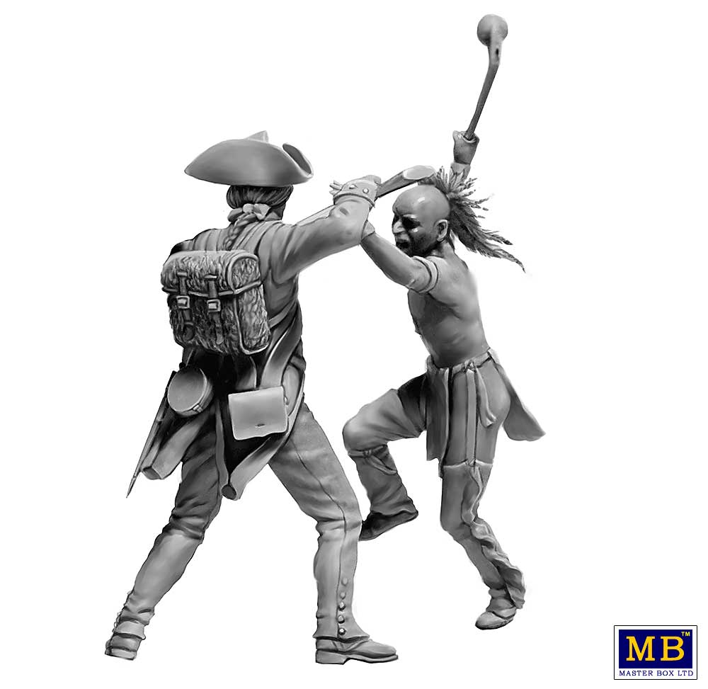 Master Box MB35236 1:35 The Mohicans, Indian War Series, No.7'