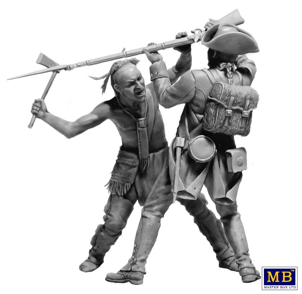Master Box MB35236 1:35 The Mohicans, Indian War Series, No.7'