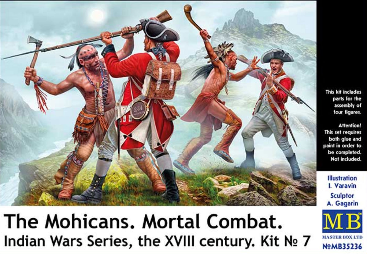 Master Box MB35236 1:35 The Mohicans, Indian War Series, No.7'