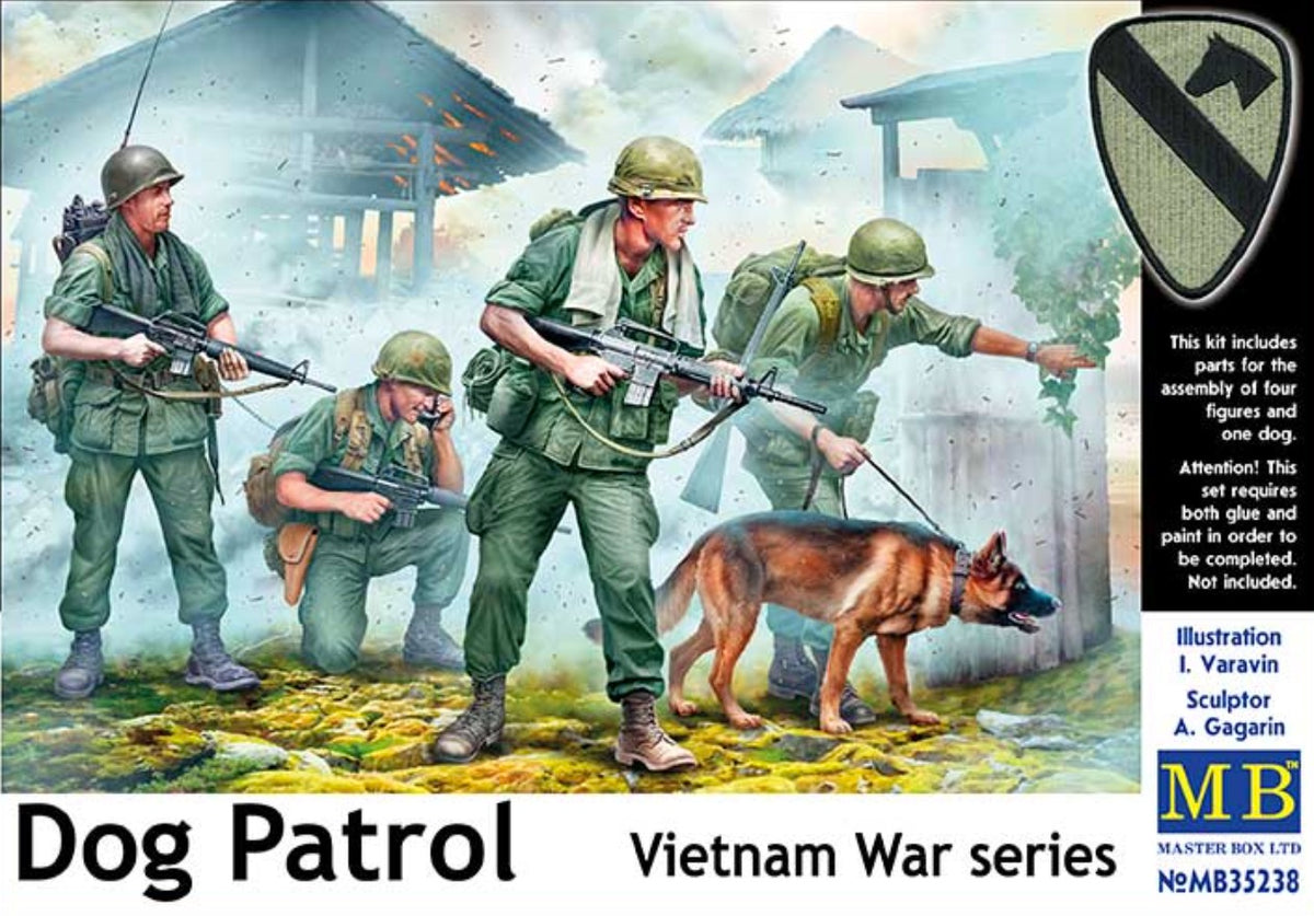 Master Box MB35238 1:35 Dog Patrol, Vietnam War Series