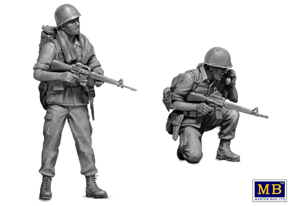 Master Box MB35238 1:35 Dog Patrol, Vietnam War Series