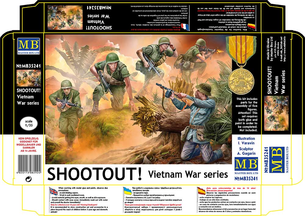 Master Box MB35241 1:35 SHOOTOUT!, Vietnam War Series