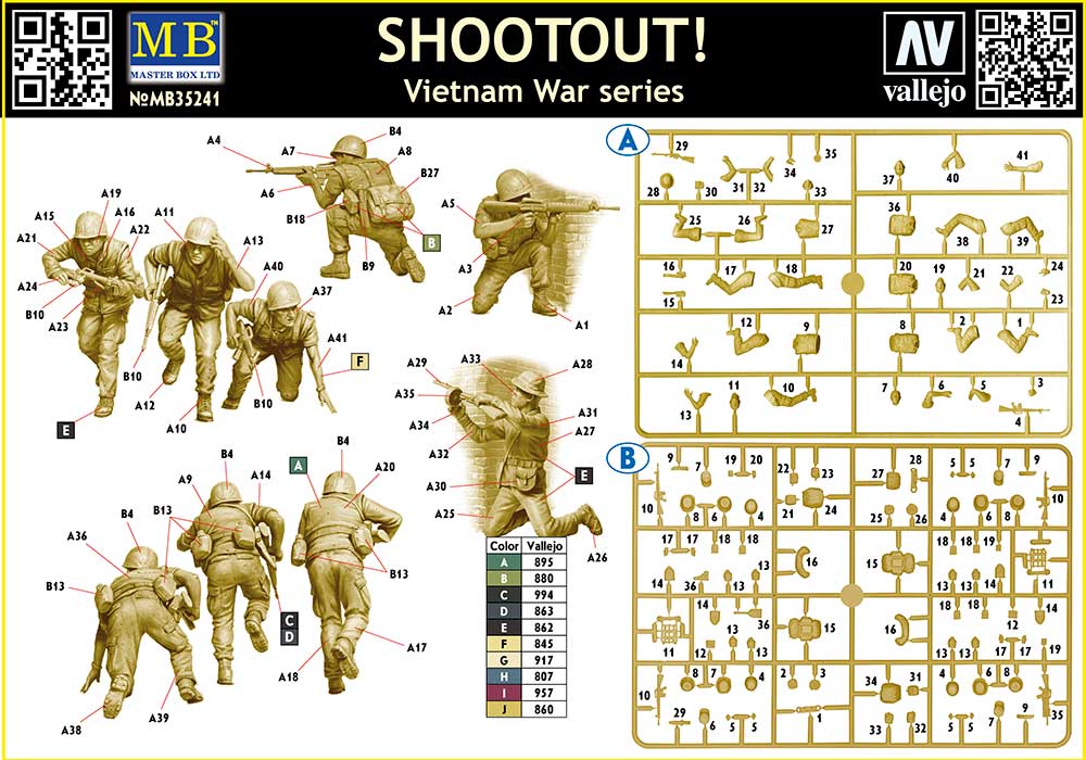 Master Box MB35241 1:35 SHOOTOUT!, Vietnam War Series