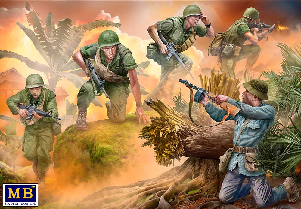 Master Box MB35241 1:35 SHOOTOUT!, Vietnam War Series