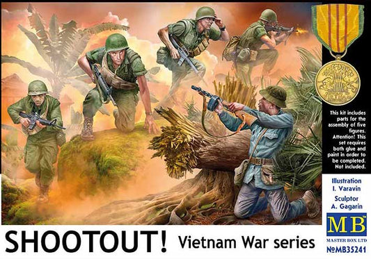Master Box MB35241 1:35 SHOOTOUT!, Vietnam War Series