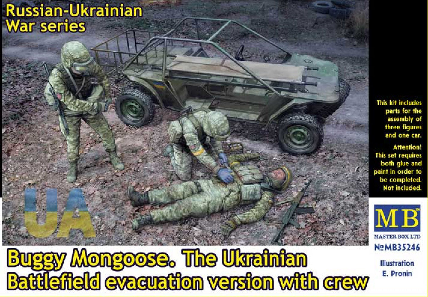 Master Box MAS35246 1:35 Mongoose, Ukraine Evacuation with Crew