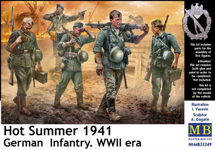 Master Box MB35249 1:35 Hot Summer 1941, German Infantry WWII
