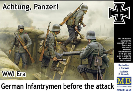Master Box MB35256 1:35 Germany Infantry WWI, before the attack