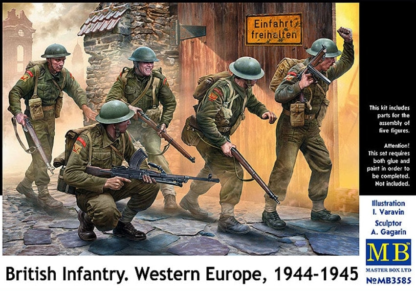 Master Box MB3585 1:35 WWII British Infantry, Western Europe 1944-1945