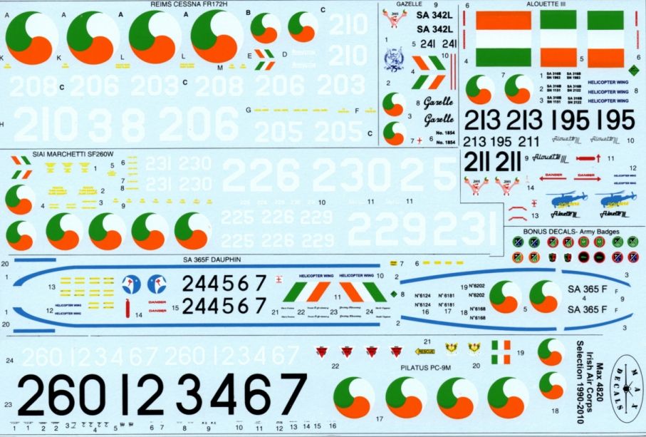 Max 4820 1:48 Irish Air Corps 1990-2010