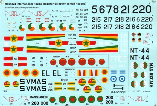 Max 4823 1:48 International Fouga CM.170 Magister