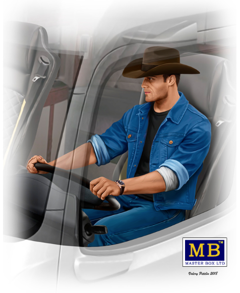 Master Box 24044 1:24 Truckers Series Mike Barrington