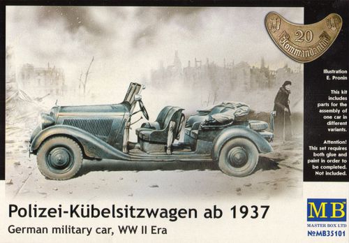 Master Box MB35101 1:35 Polizei-Kubelsitzwagen ab 1937