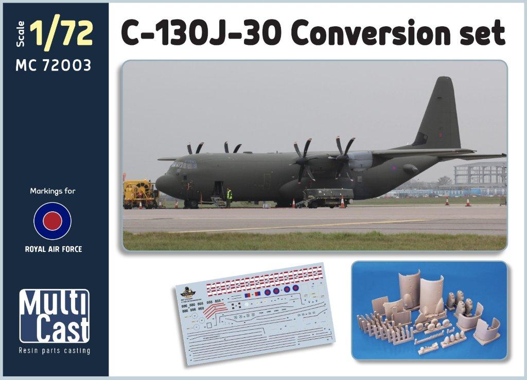 Multicast MC-72003 1:72 Lockheed C-130J-30 Conversion Set RAF