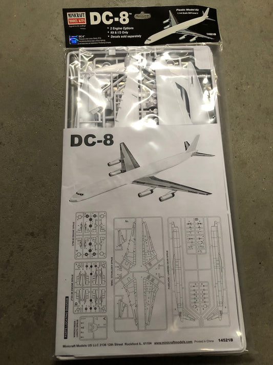 Minicraft 14521B 1:144 Douglas DC-8 THIS IS A BAGGED KIT