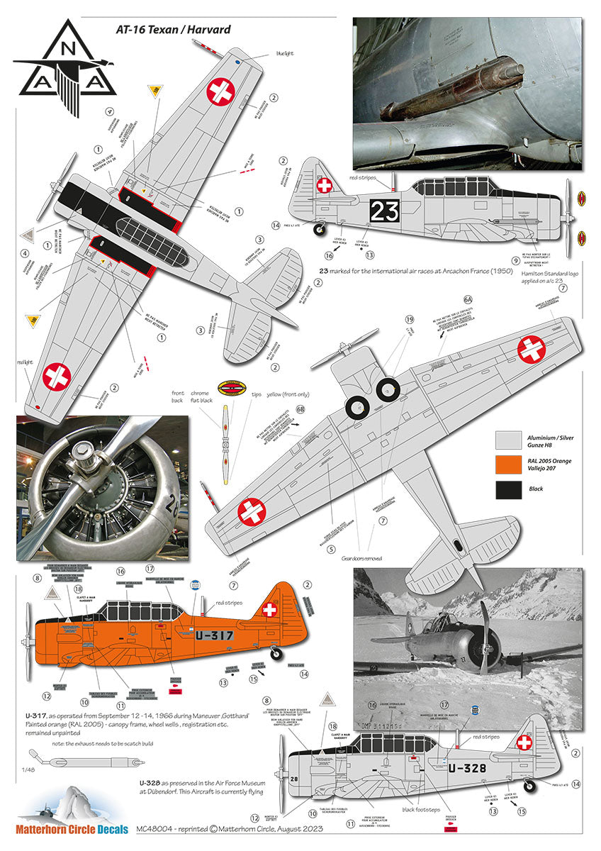 Matterhorn Circle 48004 1:48 North-American AT-16 Harvard / Texan [T-6]