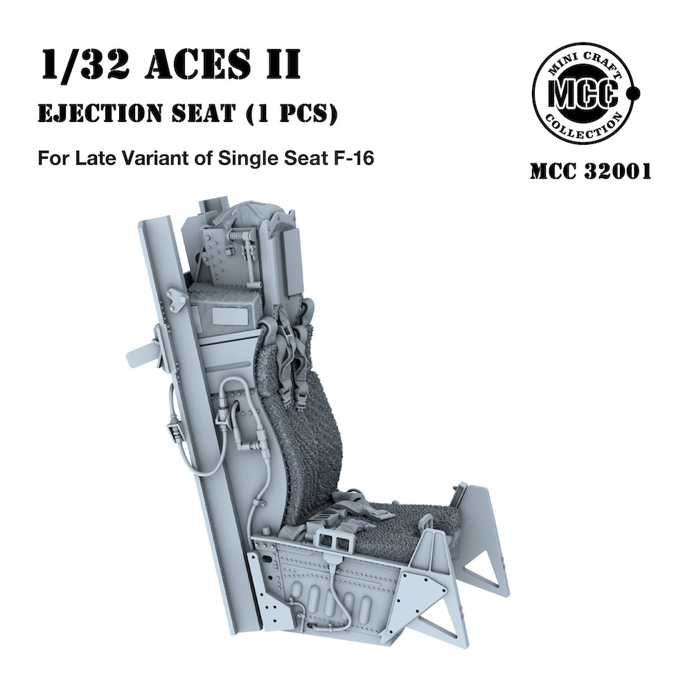 Mini Craft Collection MCC32001 1:32 ACES II Ejection Seat for F-16 Single-seat Variant Late