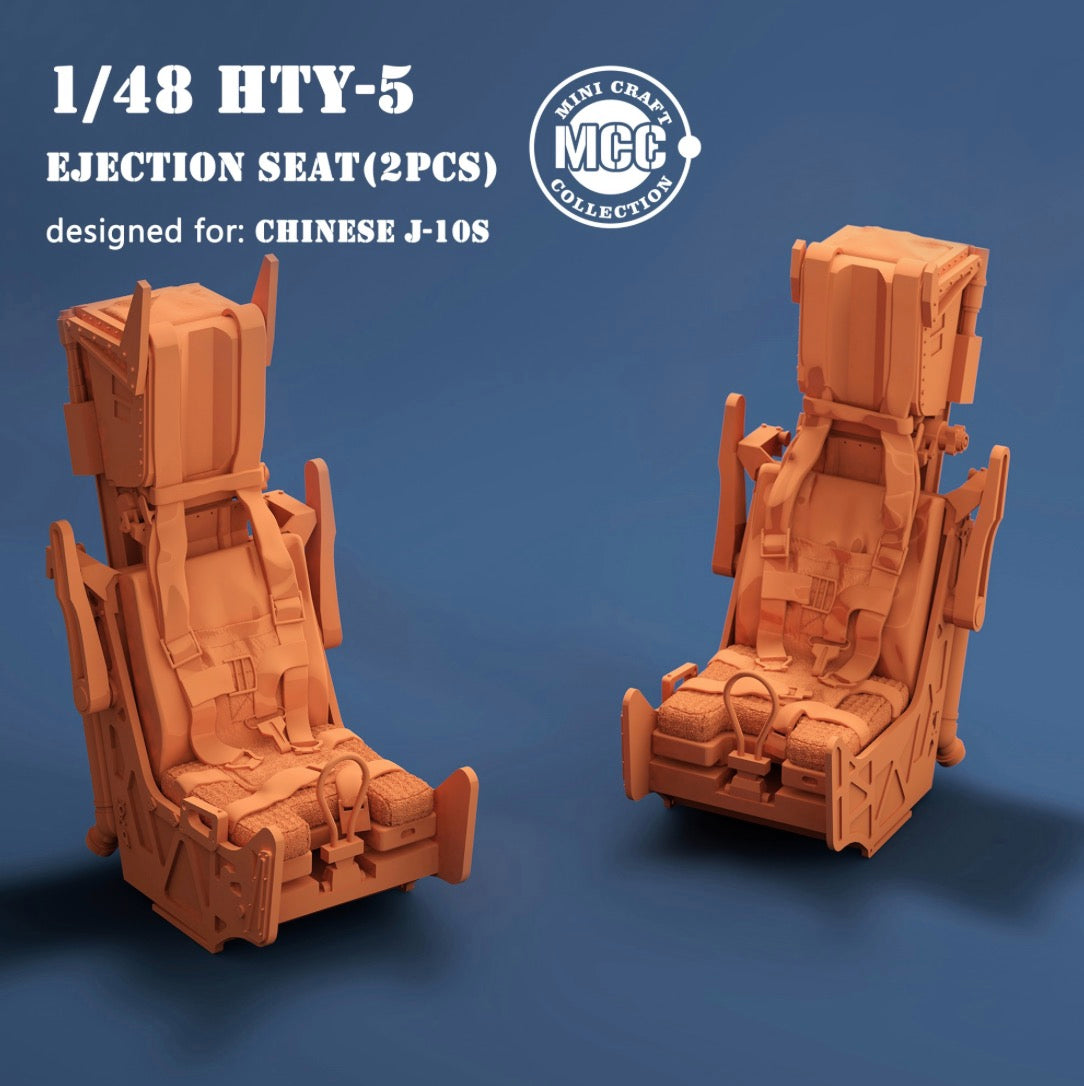 Mini Craft Collection MCC 4805 1:48 HTY-5 Ejection Seats for J-10S (2pcs) 3D-Printed