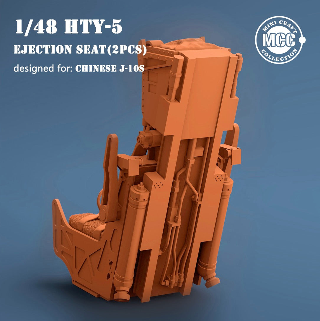 Mini Craft Collection MCC 4805 1:48 HTY-5 Ejection Seats for J-10S (2pcs) 3D-Printed