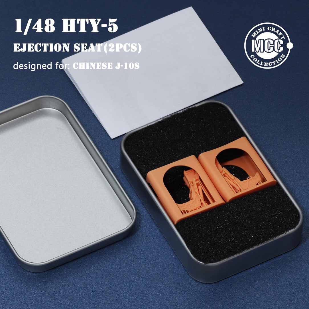 Mini Craft Collection MCC 4805 1:48 HTY-5 Ejection Seats for J-10S (2pcs) 3D-Printed