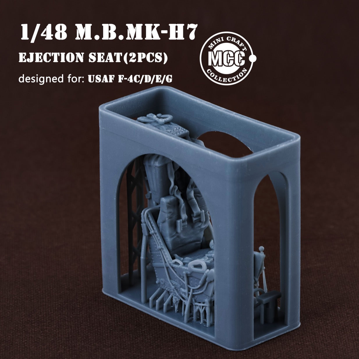 Mini Craft Collection MCC 4807 1:48 M.B MK.H7 Ejection Seats Air Force Type (2pcs) 3D-Printed