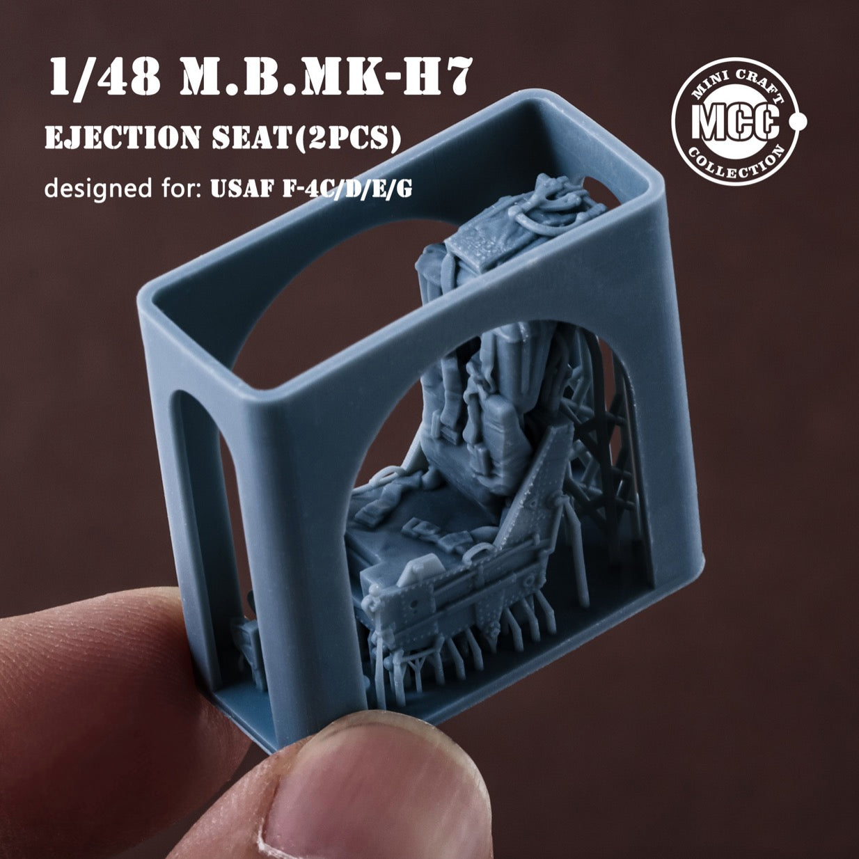 Mini Craft Collection MCC 4807 1:48 M.B MK.H7 Ejection Seats Air Force Type (2pcs) 3D-Printed