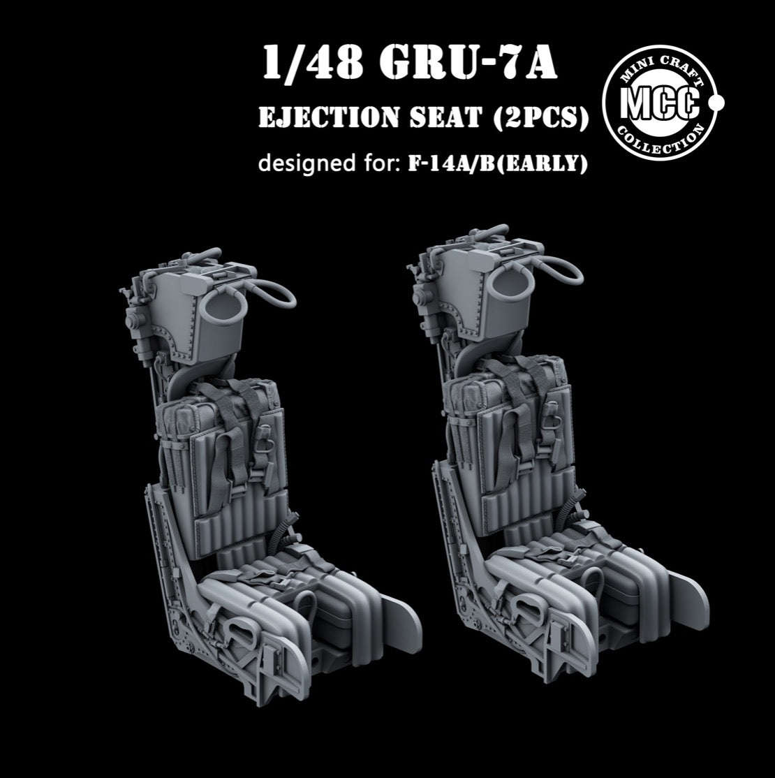 Mini Craft Collection MCC 4808 1:48 GRU-7A Ejection Seats for F-14A/B Tomcat Early (2pcs)