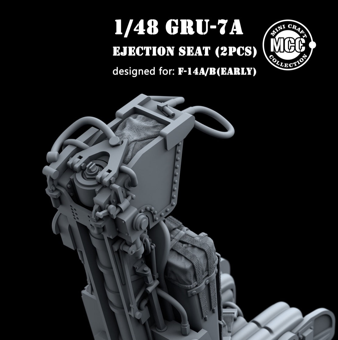 Mini Craft Collection MCC 4808 1:48 GRU-7A Ejection Seats for F-14A/B Tomcat Early (2pcs)