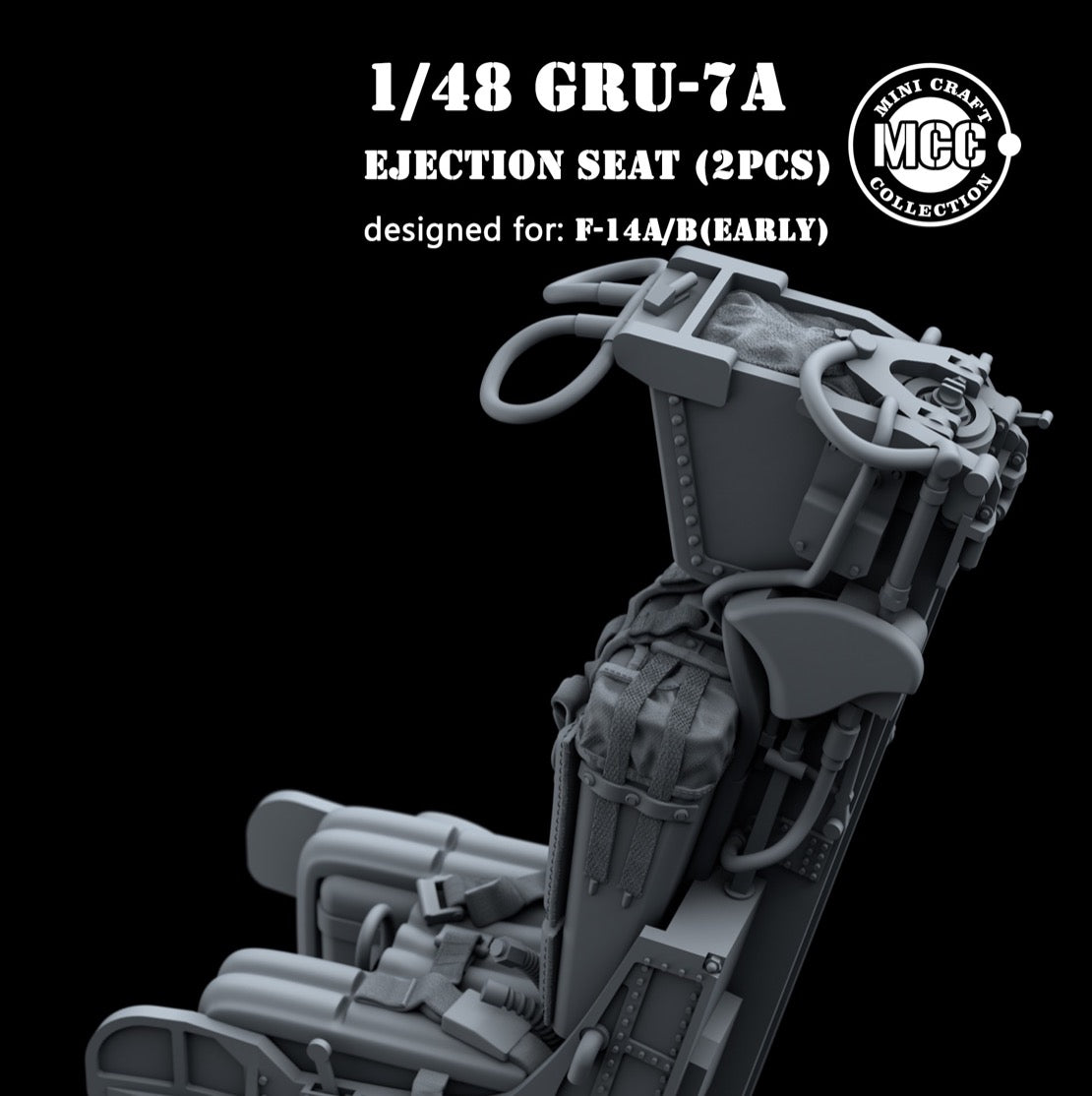 Mini Craft Collection MCC 4808 1:48 GRU-7A Ejection Seats for F-14A/B Tomcat Early (2pcs)